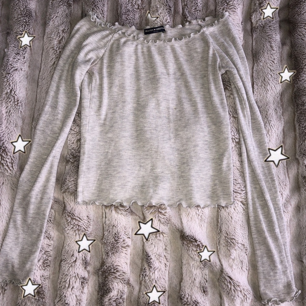 Brandy Melville Ruffles Top
